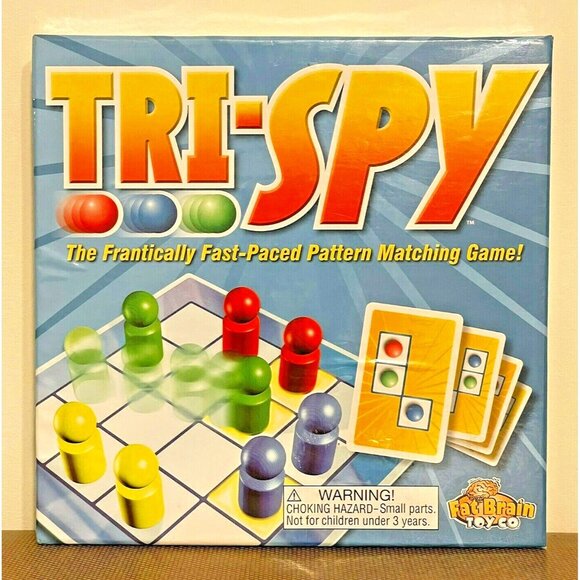 Fat Brain Toys Boardgame Tri-Spy VG+ - Picture 1 of 3